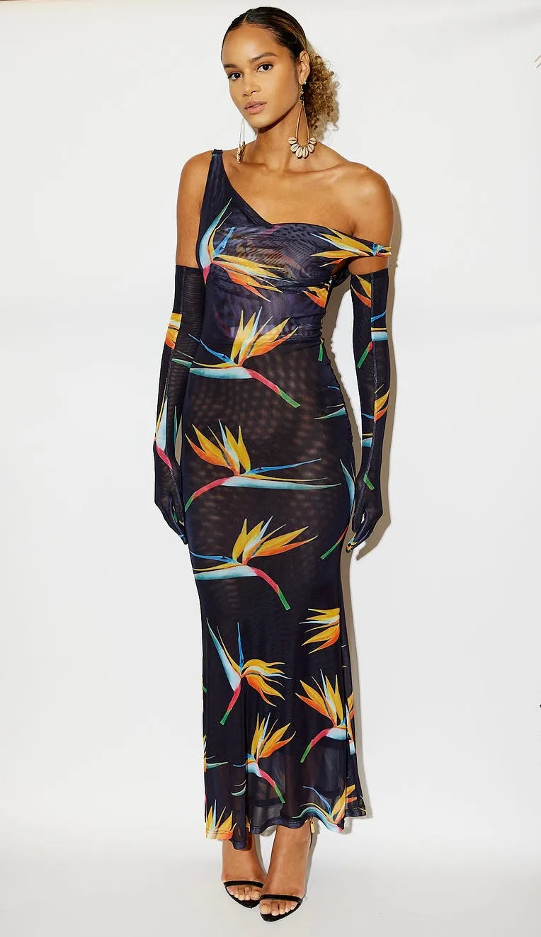 Birds of Paradise Fantasy Gown