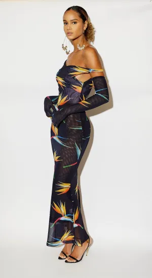 Birds of Paradise Fantasy Gown