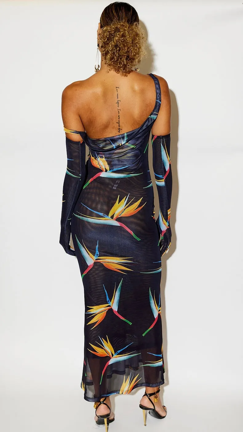 Birds of Paradise Fantasy Gown