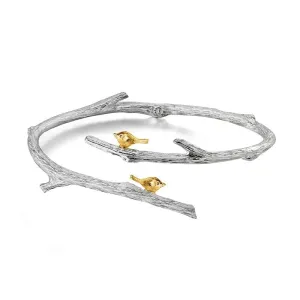 Birds on Branch Adjustable Bangle