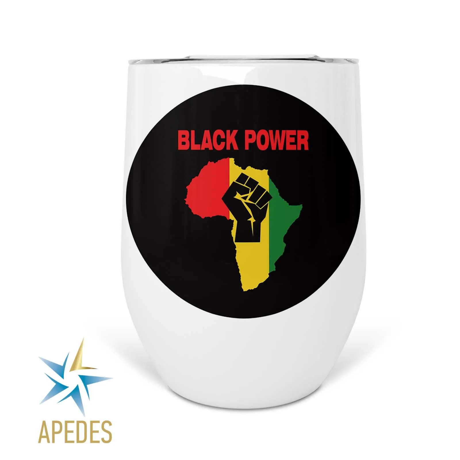 Black Lives Matter Stainless Steel Stemless Wine Cup 12 OZ