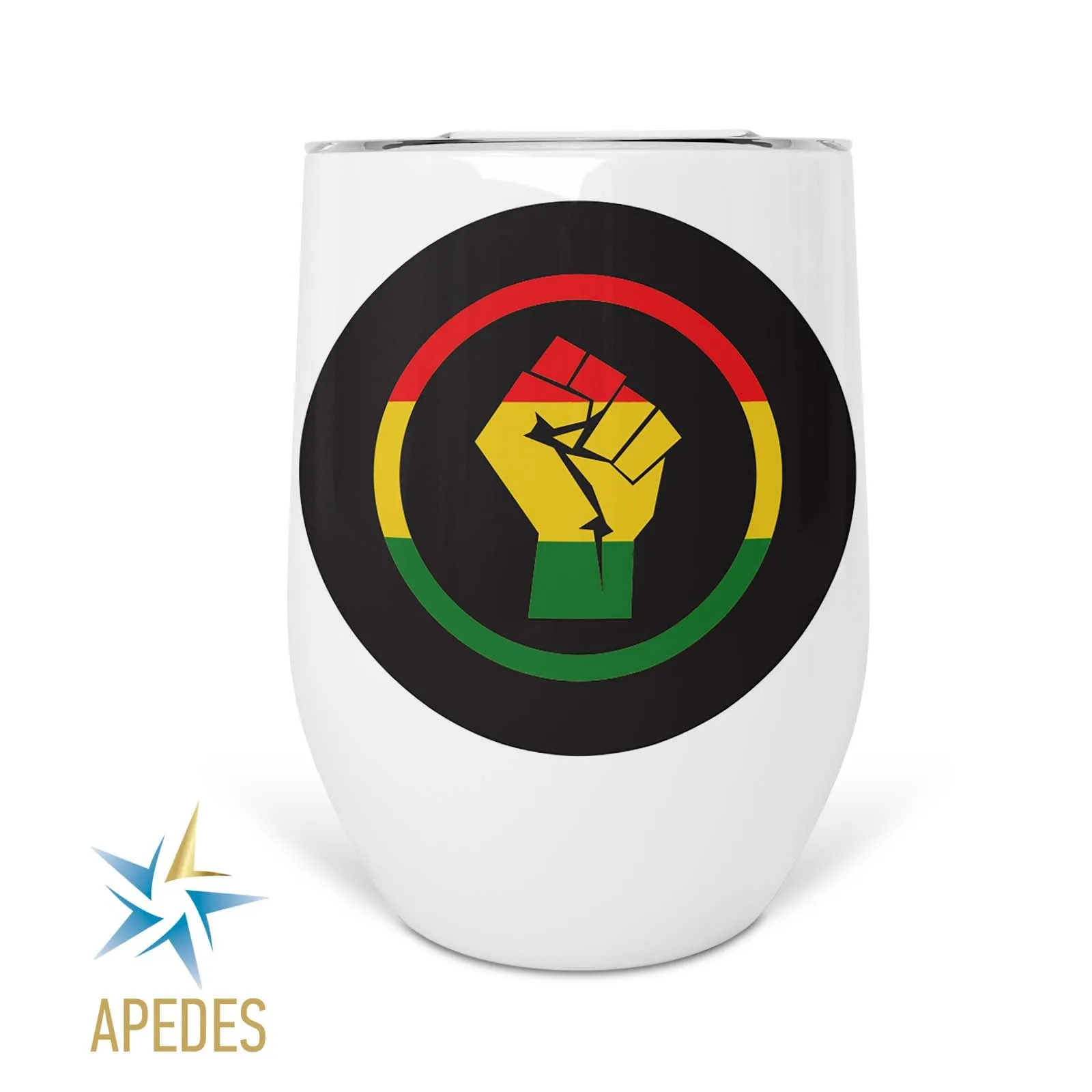 Black Lives Matter Stainless Steel Stemless Wine Cup 12 OZ
