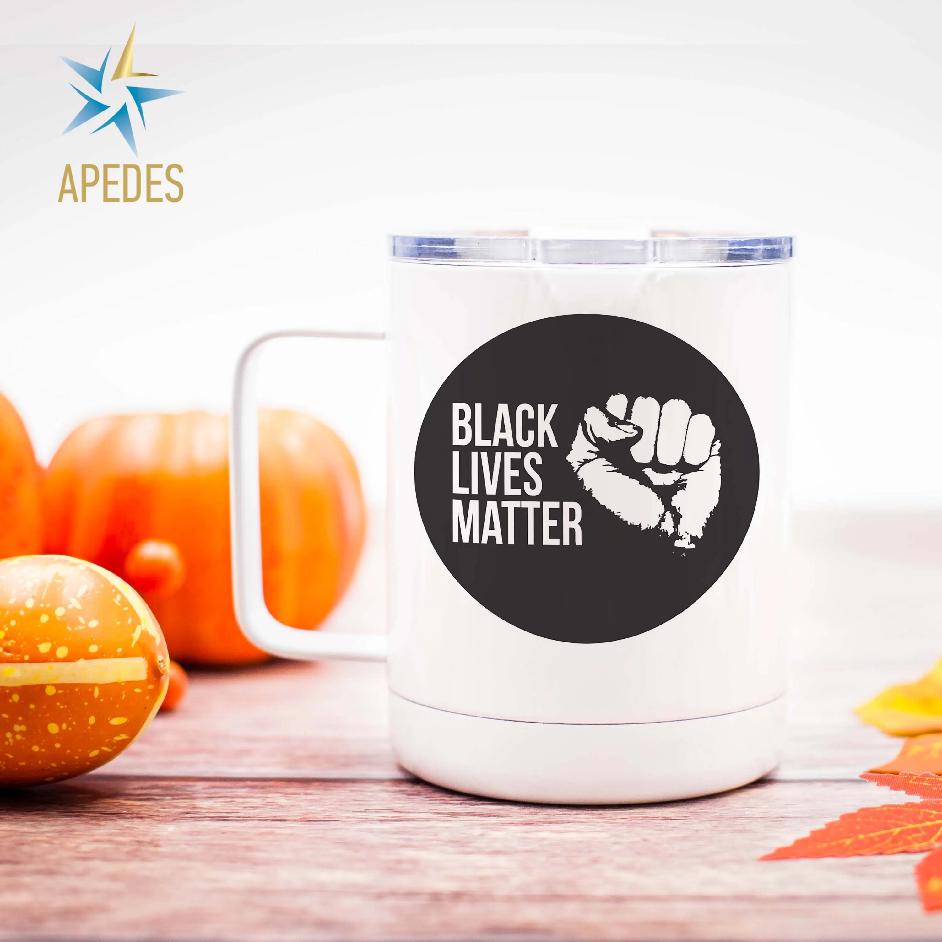 Black Lives Matter Stainless Steel Travel Mug 13 OZ