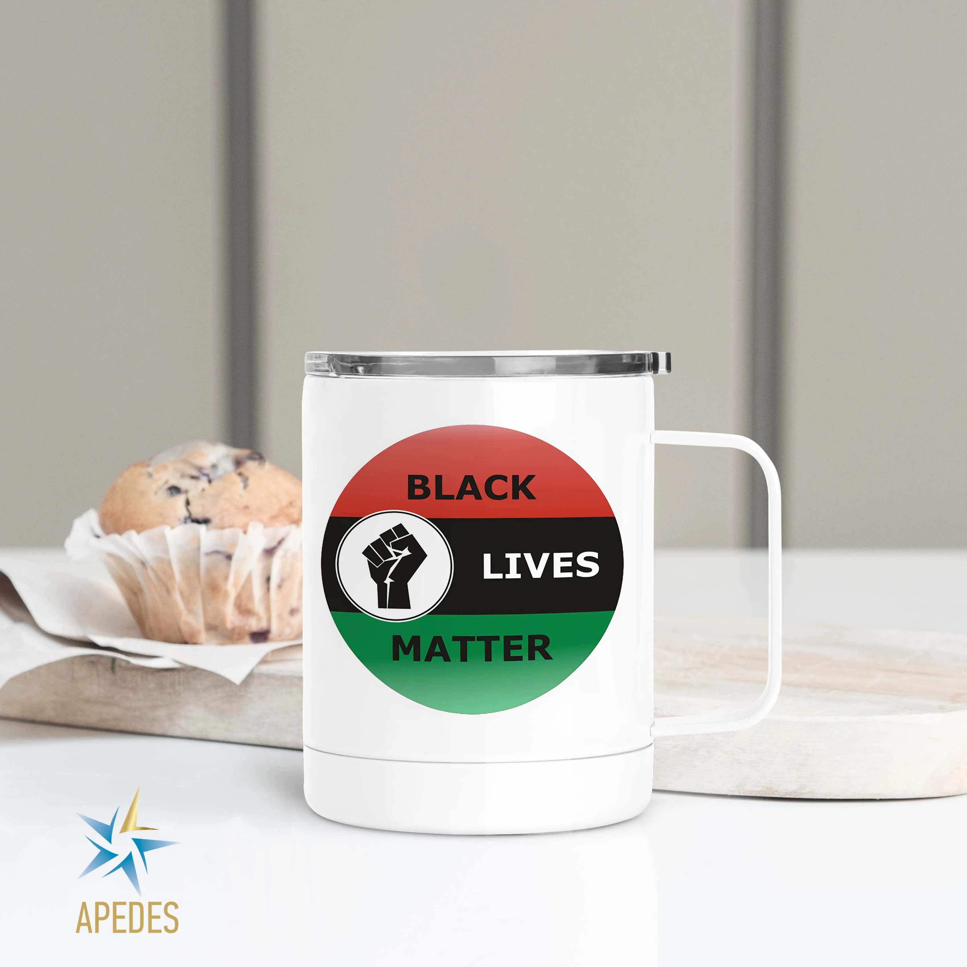 Black Lives Matter Stainless Steel Travel Mug 13 OZ