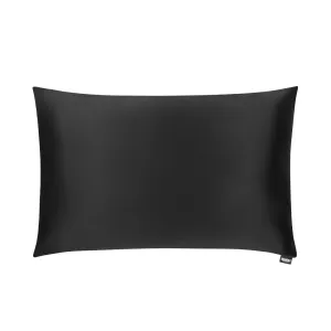 Black Silk Pillowcase - Standard
