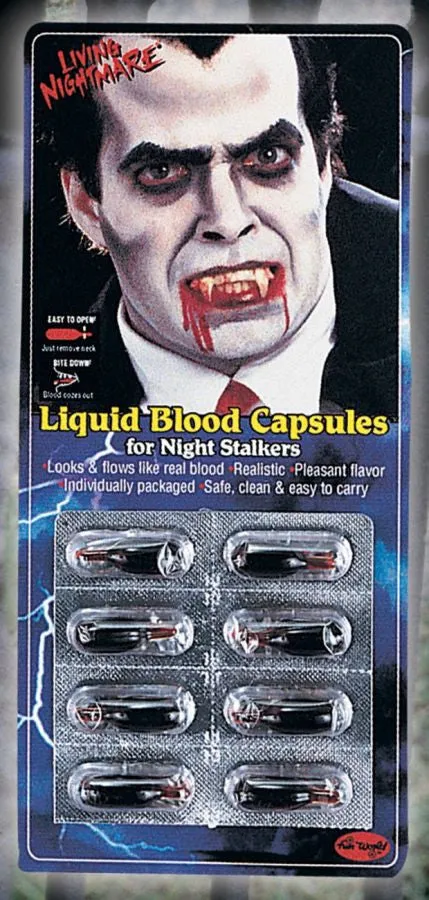 Blood Capsules  Costume Accessories