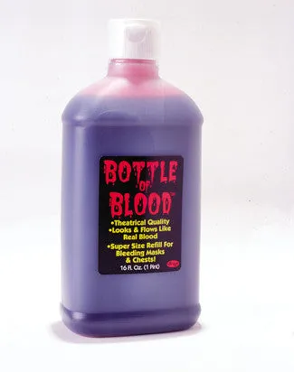 Blood Pint Plasma Bottle  Costume Accessories