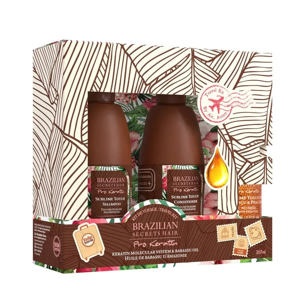 Brazilian Secrets Hair - Kit de voyage Pro Keratin Sublime Touch - 207 ml