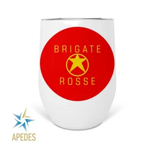 Brigate Rosse Italy Stainless Steel Stemless Wine Cup 12 OZ