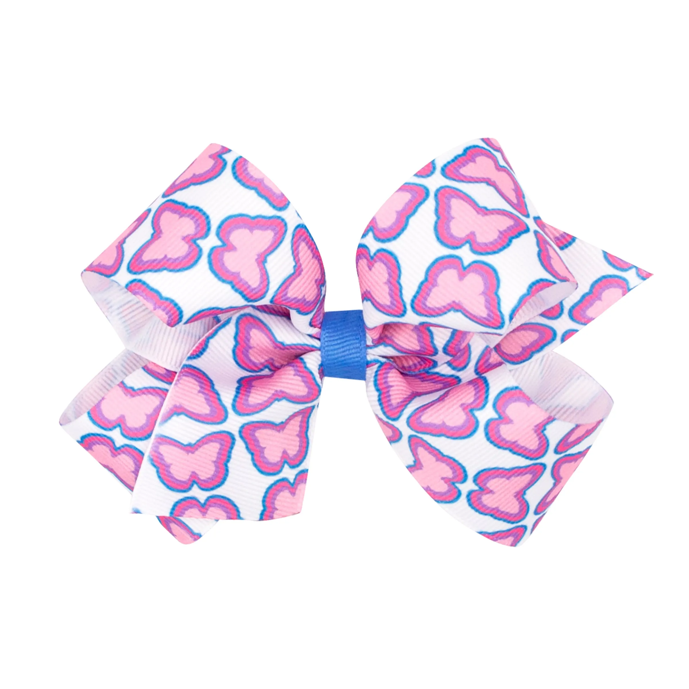 Butterfly California Dreamin' Print Hair Bow on Clippie