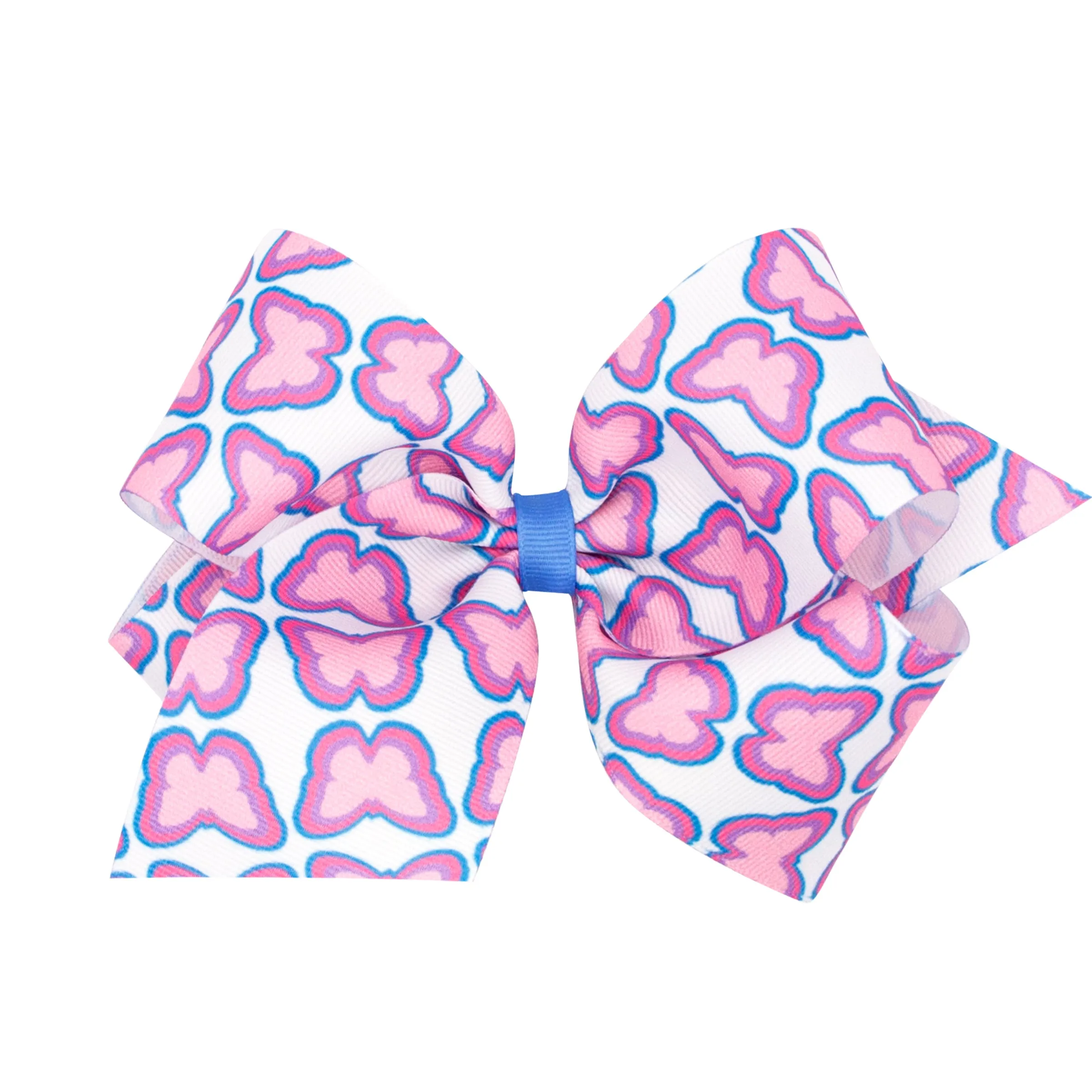 Butterfly California Dreamin' Print Hair Bow on Clippie