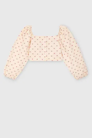 Cannes Top Flowers Embroideries