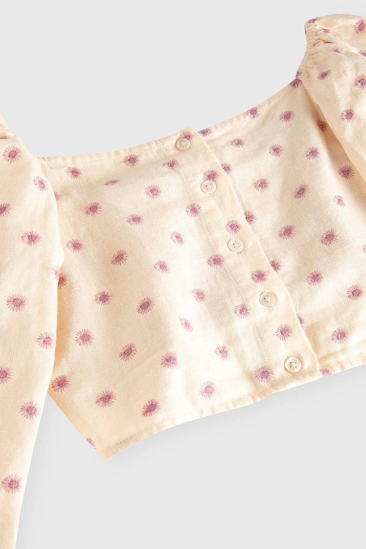 Cannes Top Flowers Embroideries