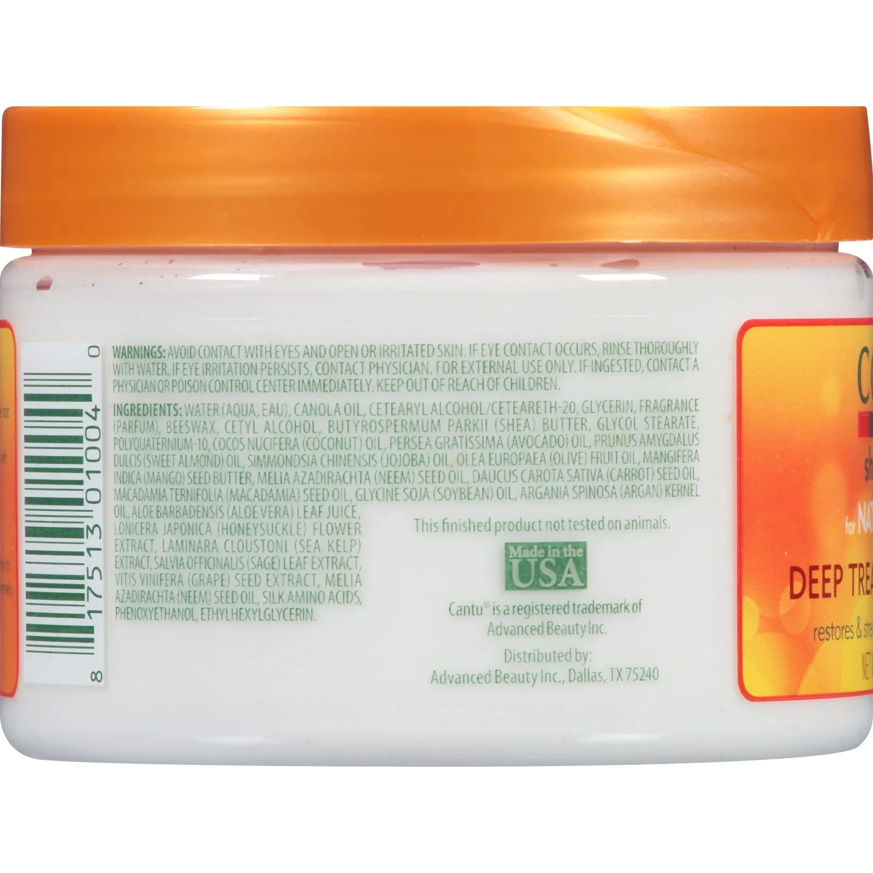 Cantu - Shea Butter - Masque Nourrissant Karite (Deep Treatment Masque) - 340g