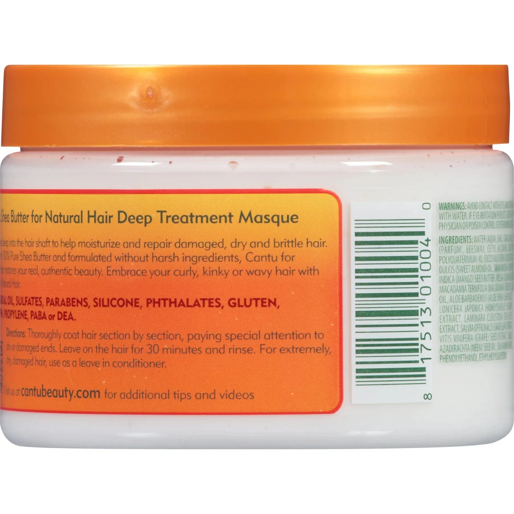 Cantu - Shea Butter - Masque Nourrissant Karite (Deep Treatment Masque) - 340g