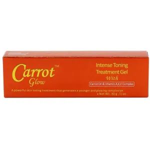 Carrot Glow Intense Toning Treatment Gel with Carrot Oil & Vitamin A,K,E Complex 30g