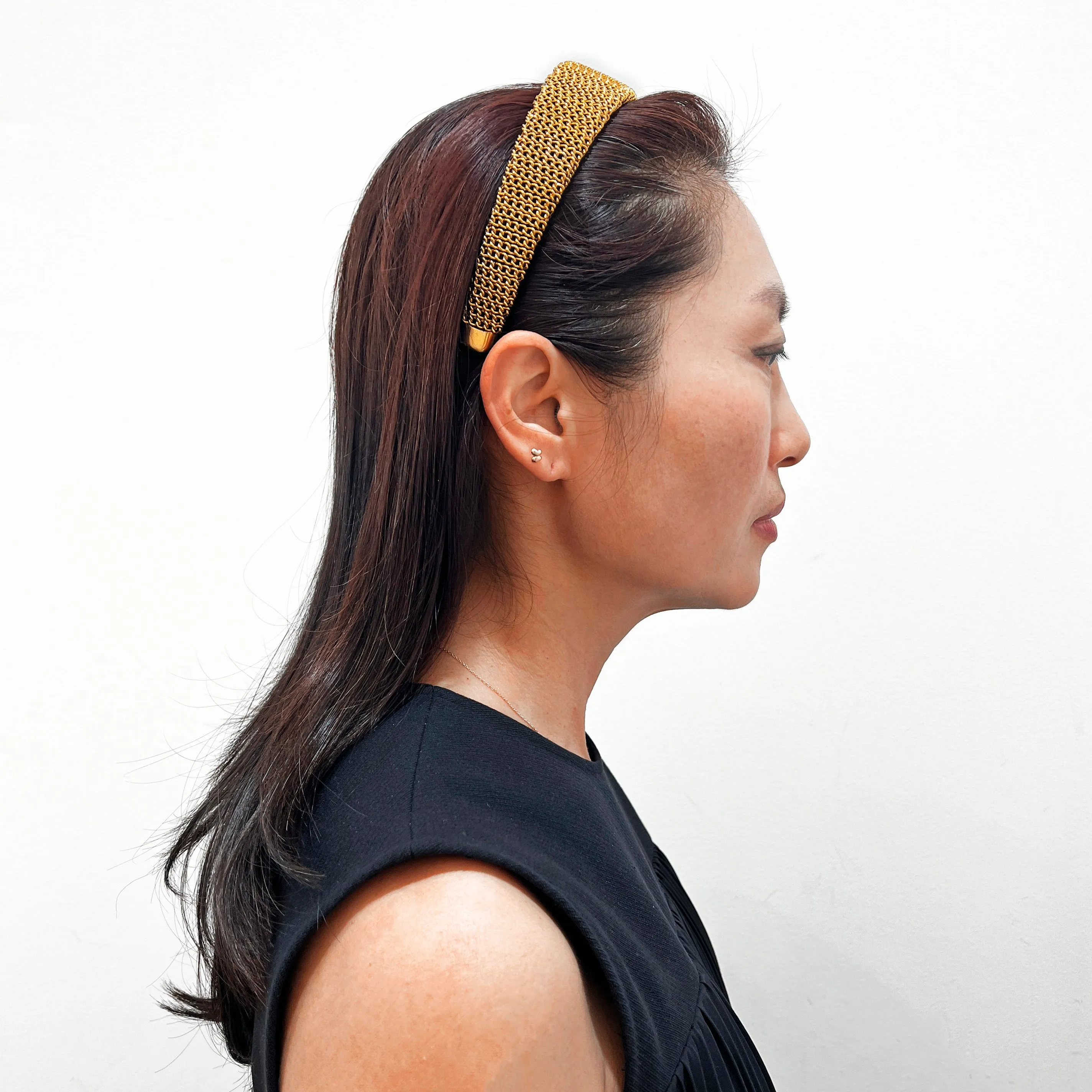 Chain Full Embellished 3 cm Flat Headband