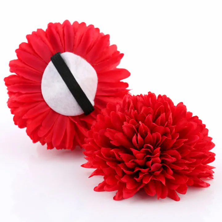 Cherry Crimson Dog Flower Accessory