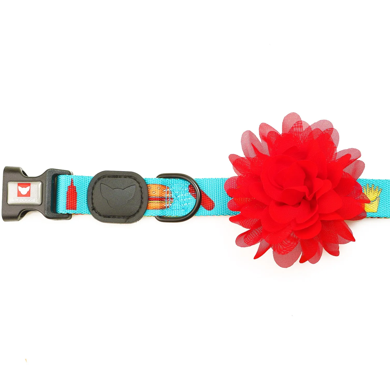 Cherry Crimson Dog Flower Accessory