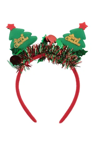 CHRISTMAS TREE HEADBAND HAIR ACCESSORIES
