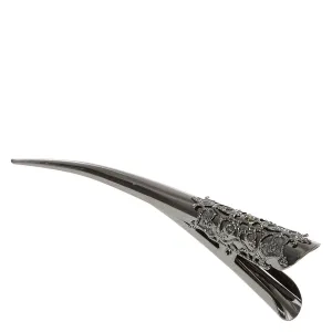 Claire's Hematite Filigree Swirl Hair Clip
