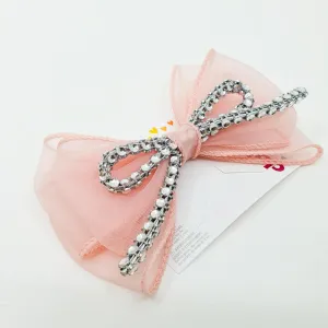 Claire's Ramadan Pink Hair Bows Clips & Grips