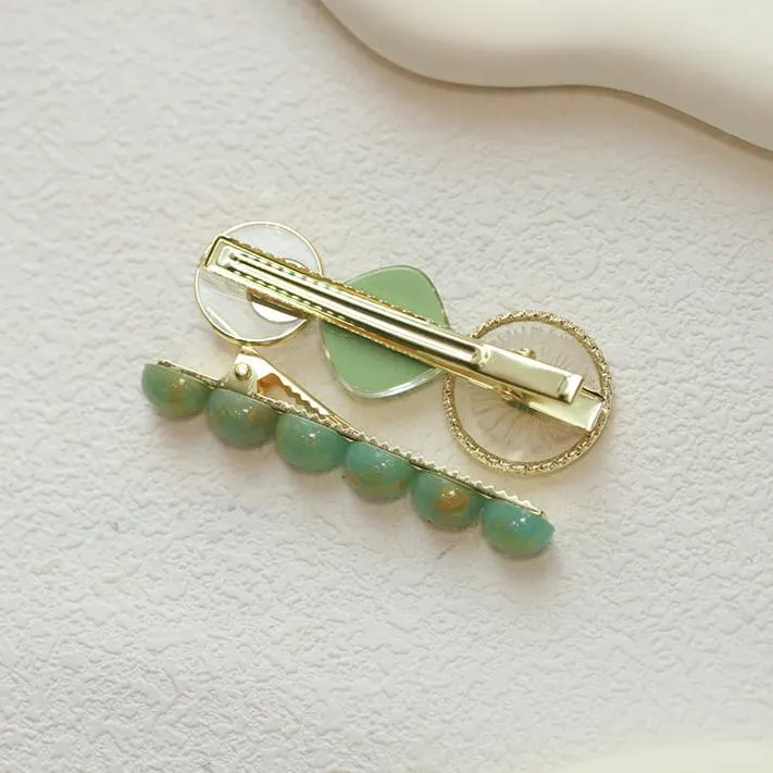 [Clearance] Floral Barrette Set