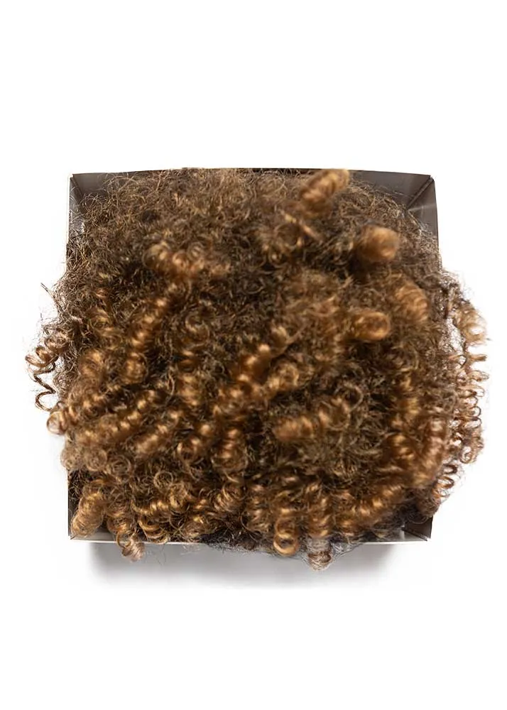 Coil Spring Afro Pony