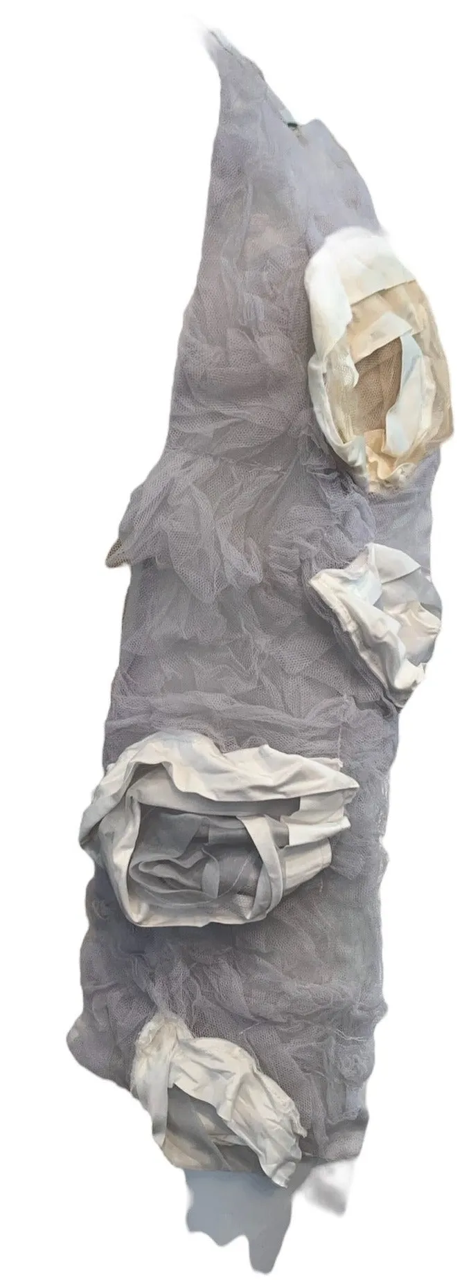 Comme Des Garçons Tulle Scarf with Flowers
