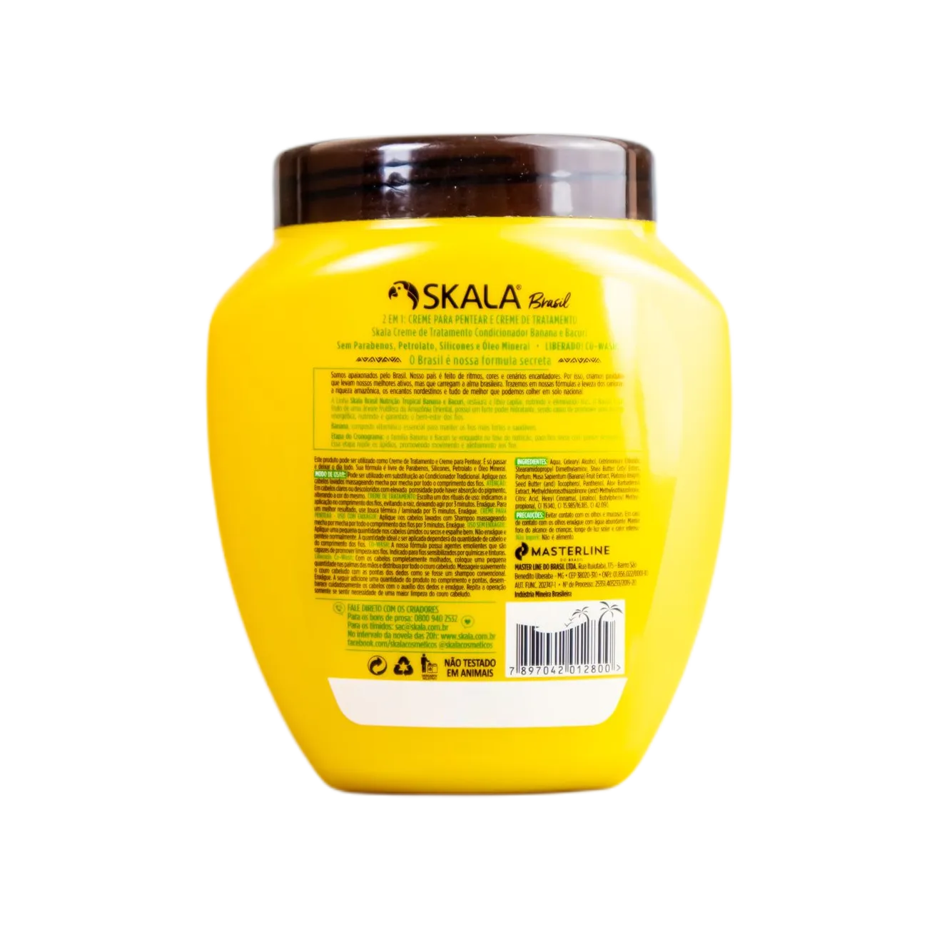 Creme De Tratamento Banana E Bacuri / Banana Cream Treatment And Bacuri Brazil Treatment Cream - Skala