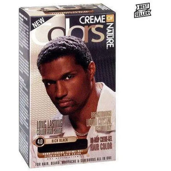 Creme of Nature Hair Colors for Men 4.0 Rich Black