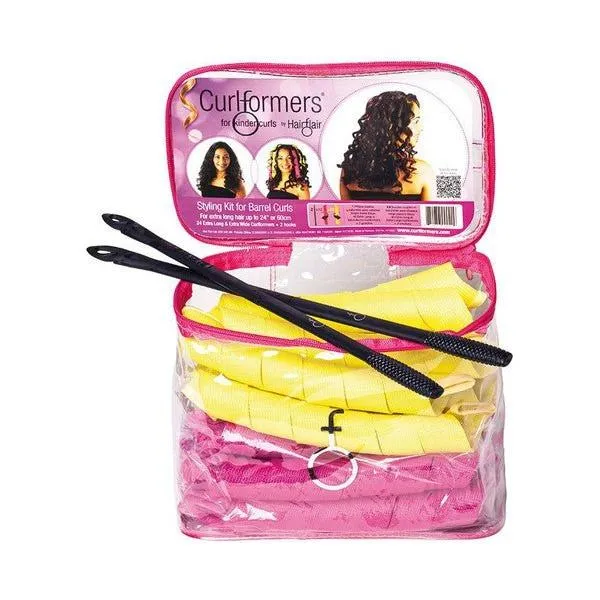 Curlformers KIT BARREL CURLS EXTRA LONG & EXTRA LARGE 24 Pieces