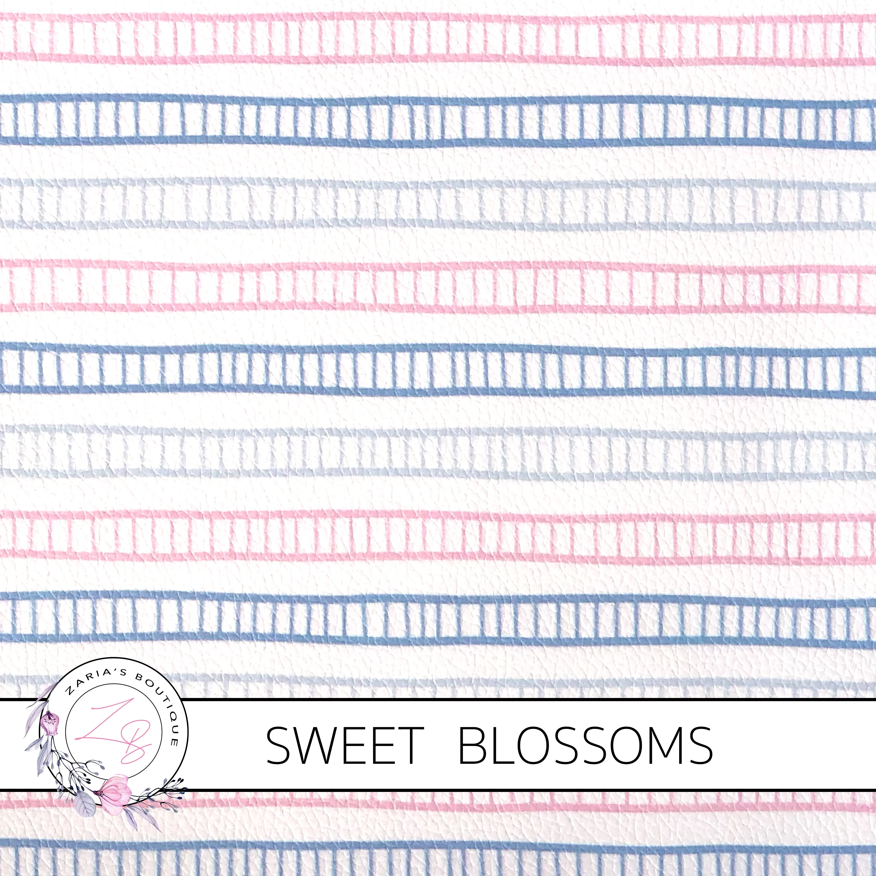 CUSTOM Sweet Blossoms ~ Faux Leather  ~ 1mm