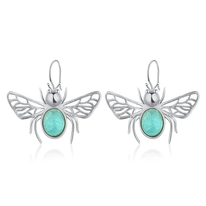 Cute Hollow Out Honeybee Dangle Earrings