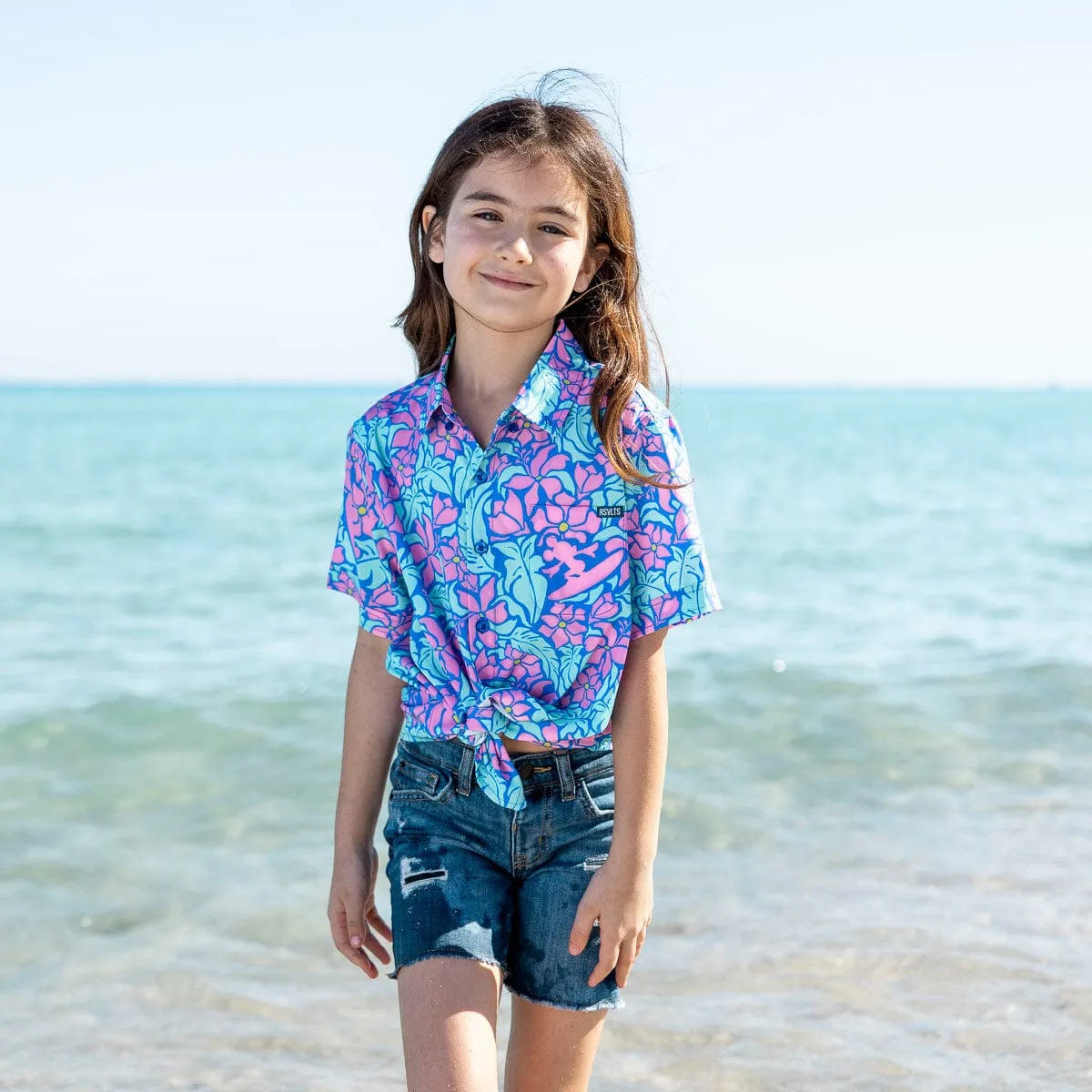 Disney "Mickey's Tropical Adventure" – Youth KUNUFLEX Short Sleeve Shirt