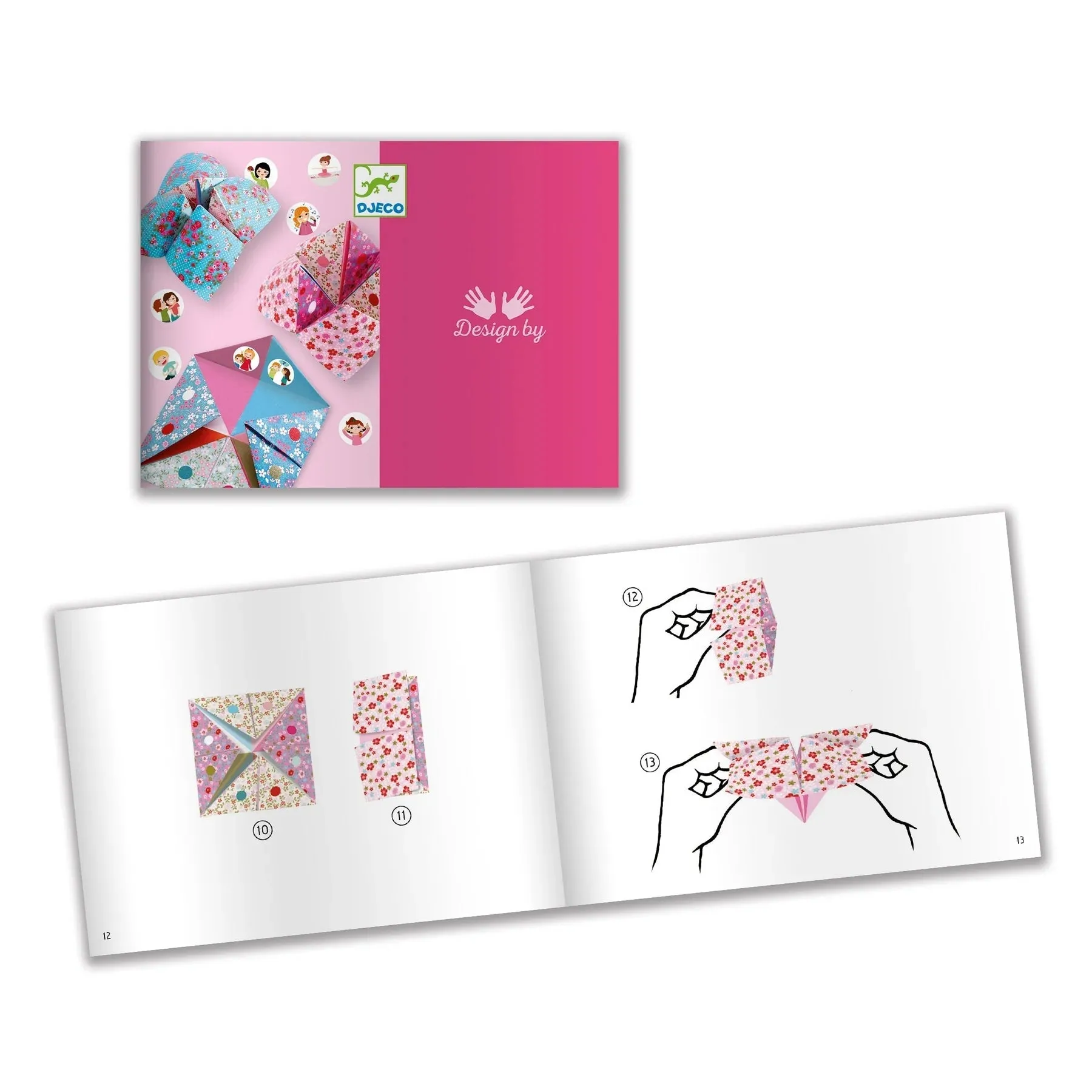 DJECO Petit Gifts Origami - Fortune Tellers Flowers