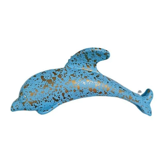 Dolphin hair clip - various colours