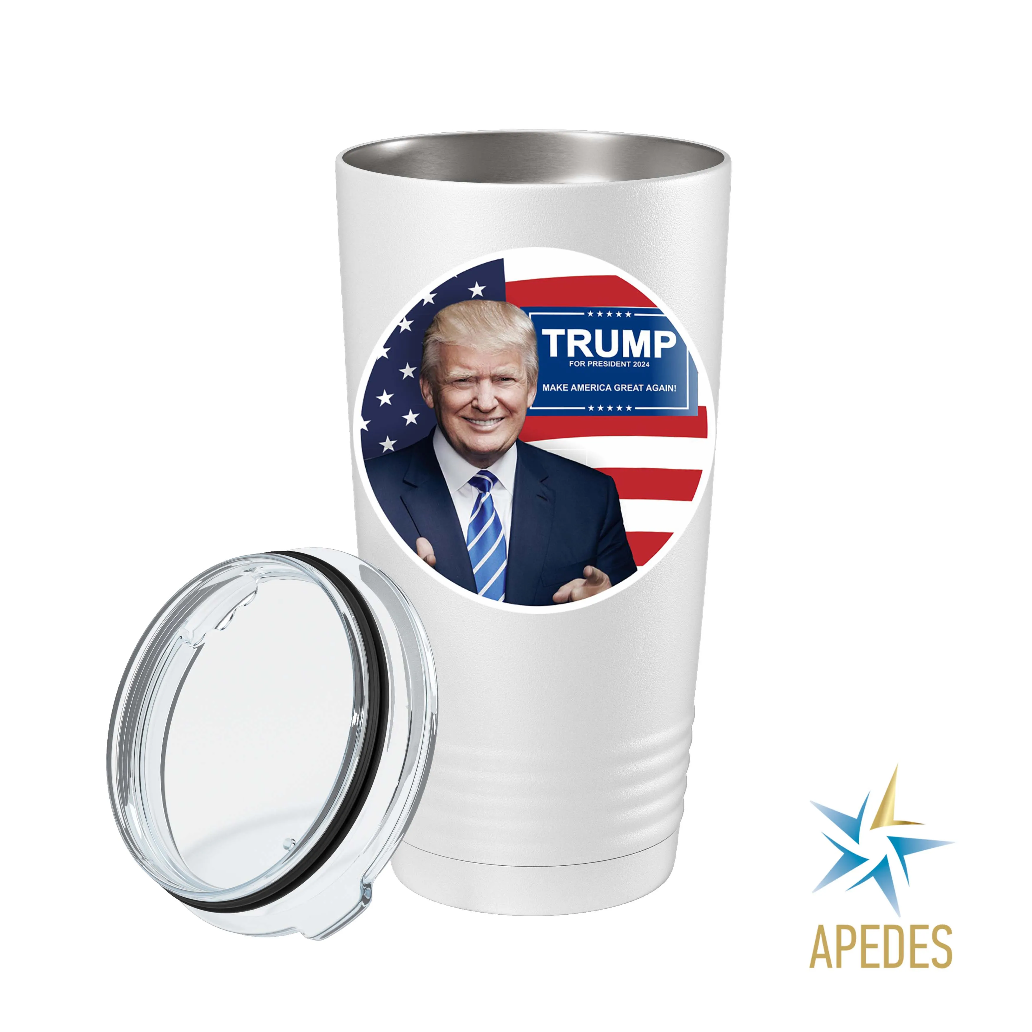 Donald Trump 2024 President USA Stainless Steel Tumbler 20 OZ