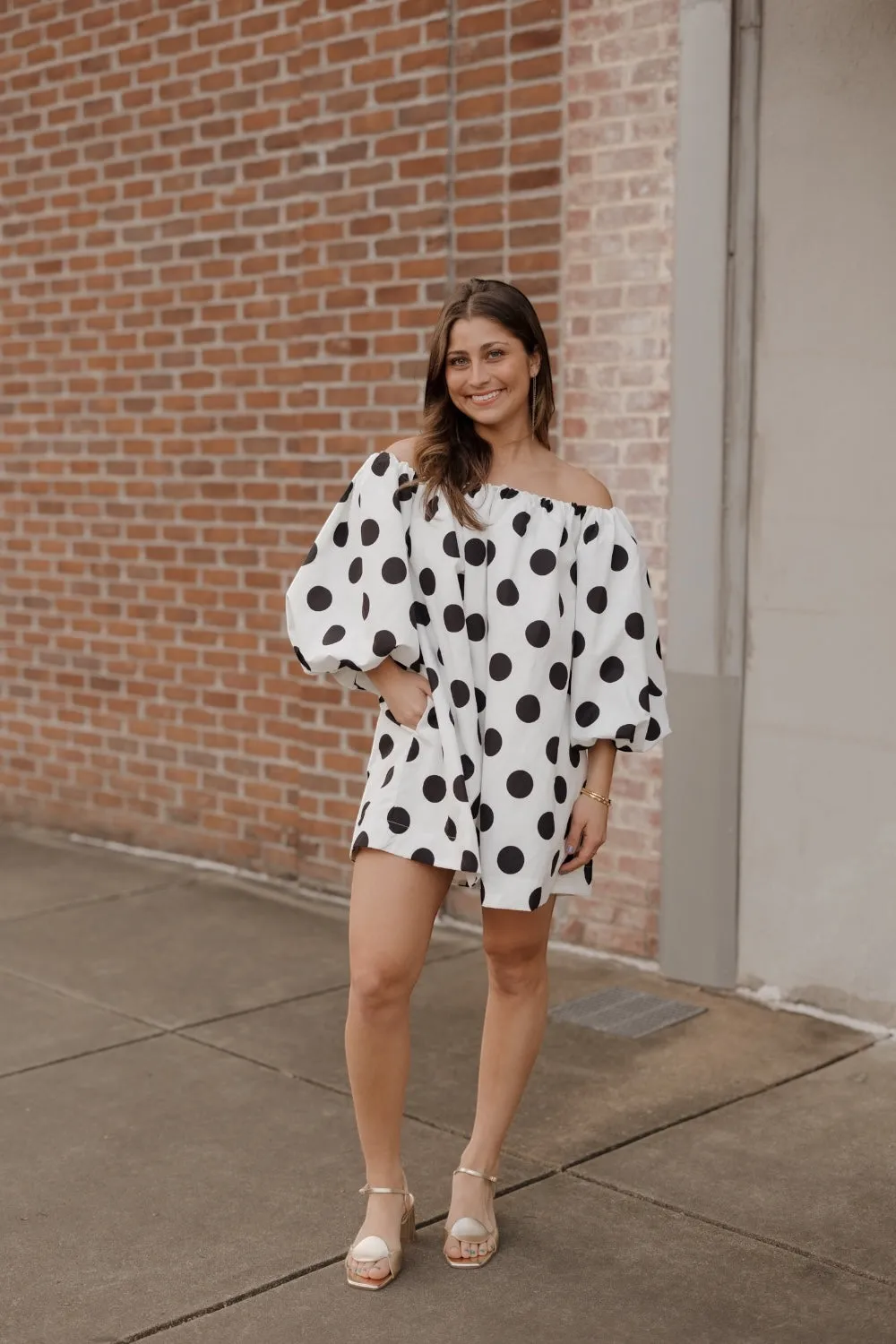 Dottie Polka Dot Bubble Dress