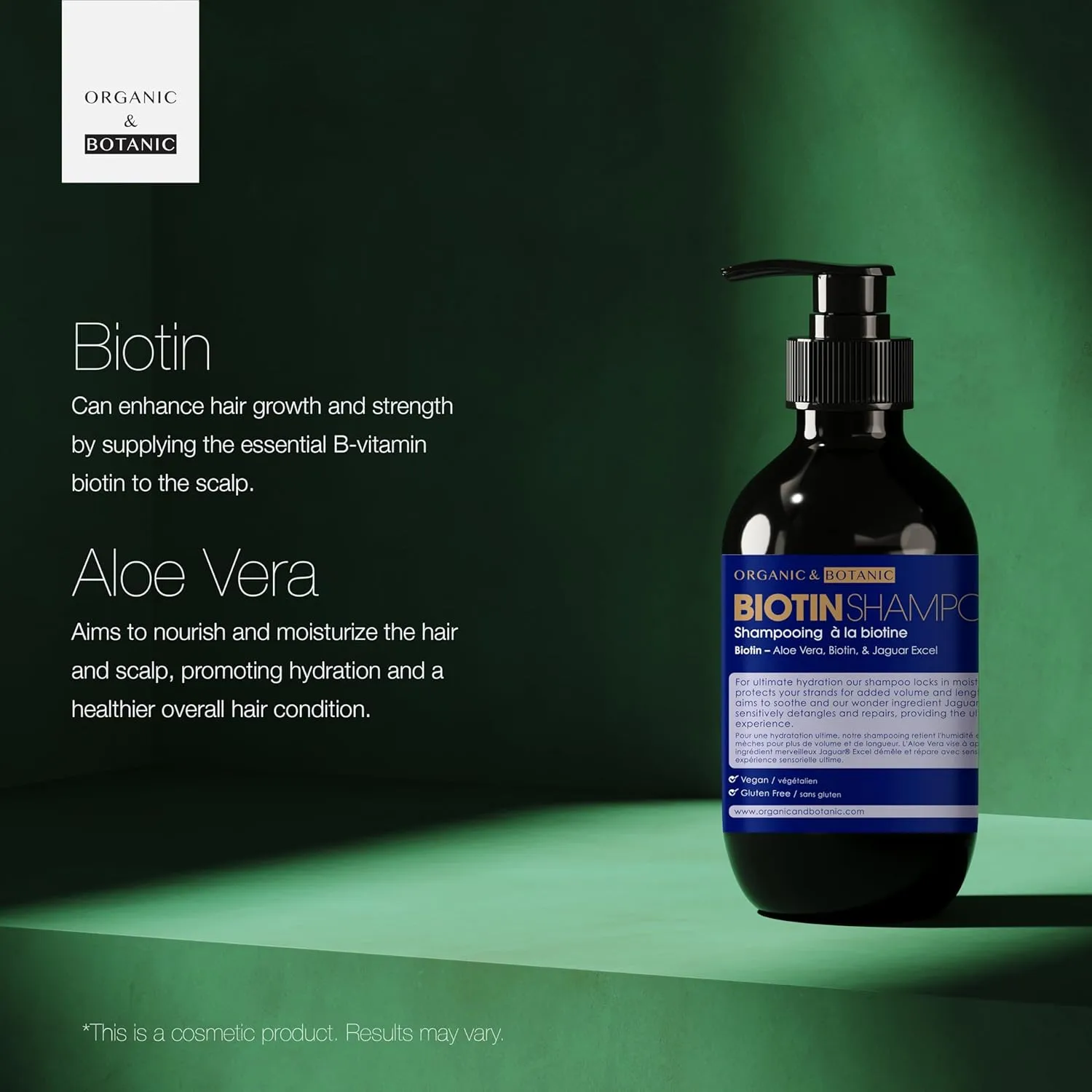 Dr Botanical Shampoing Bio & Botanique Biotine 500 ml