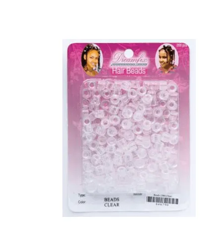 Dreamfix - Perles pour cheveux "Hair Beads" - 200 pcs (différents coloris)