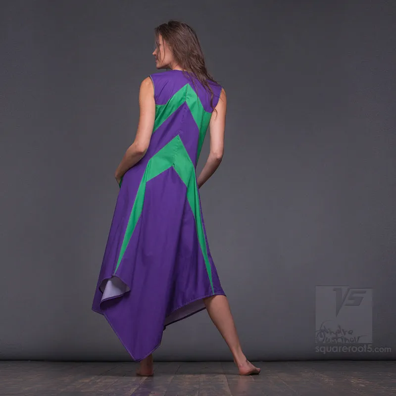 Dress "Wingbeat" model "VG" Violet-Green