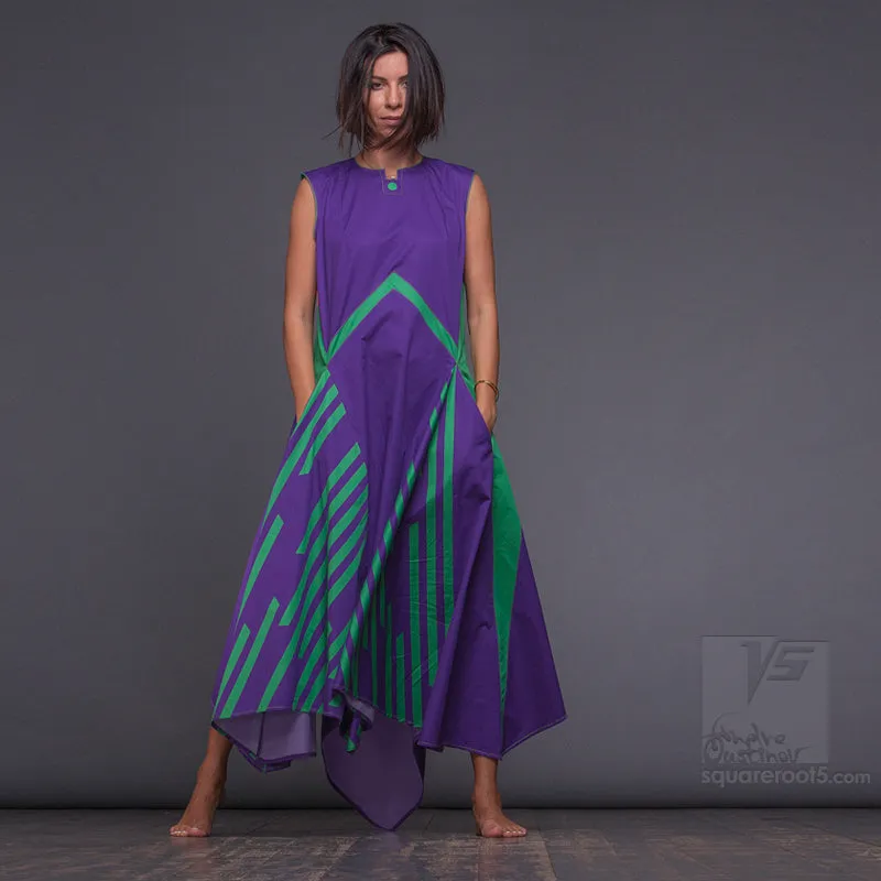 Dress "Wingbeat" model "VG" Violet-Green