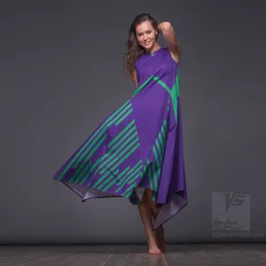 Dress "Wingbeat" model "VG" Violet-Green