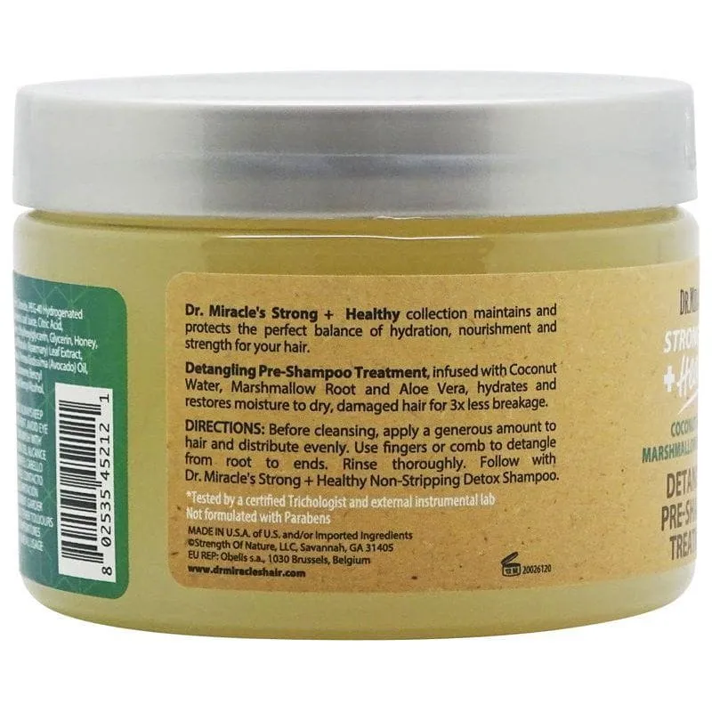 Dr.Miracle's Coconut Water & Marshmallow Root Extract Detangling Pre-Shampoo Treatment 340g