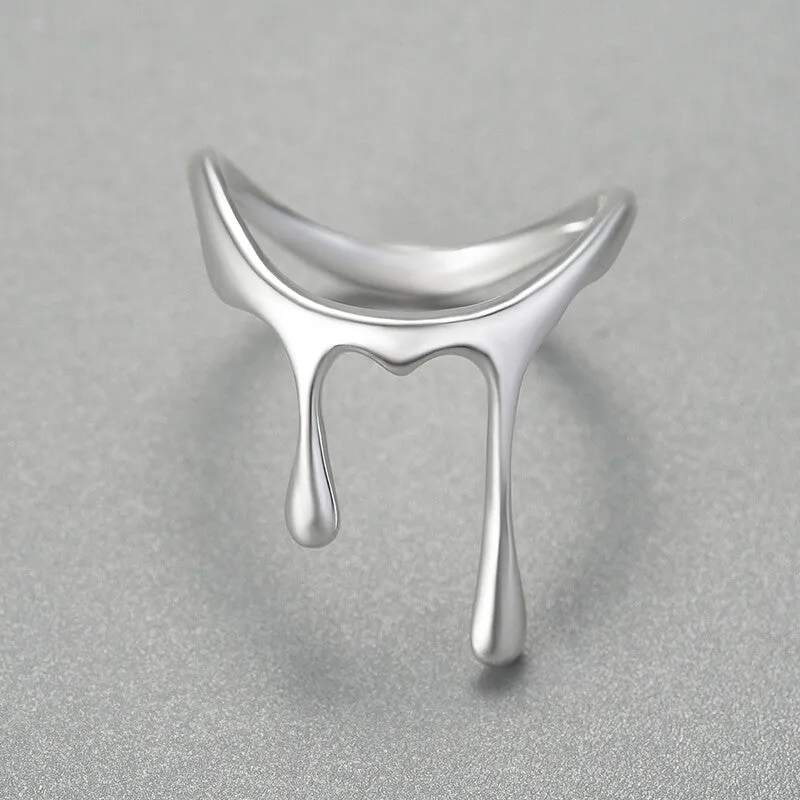 Drop Honey Fluid Ring