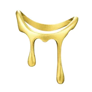 Drop Honey Fluid Ring