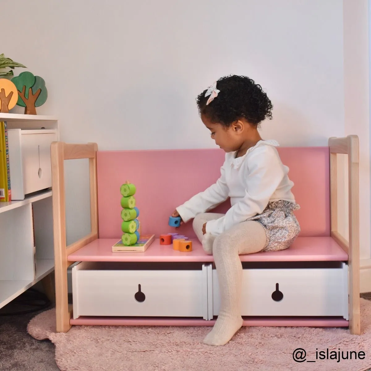 First Flower Stacker - Wooden Toy