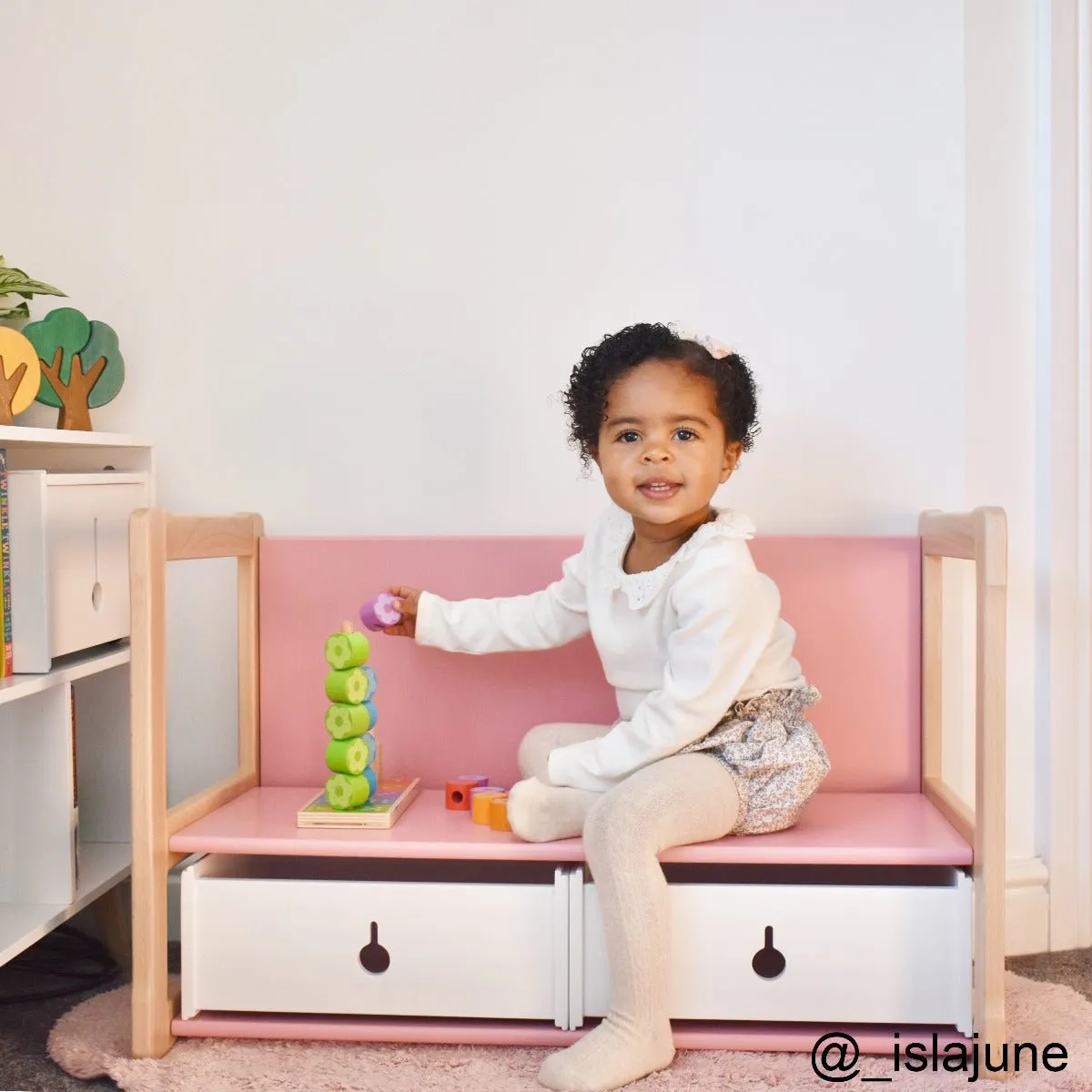 First Flower Stacker - Wooden Toy