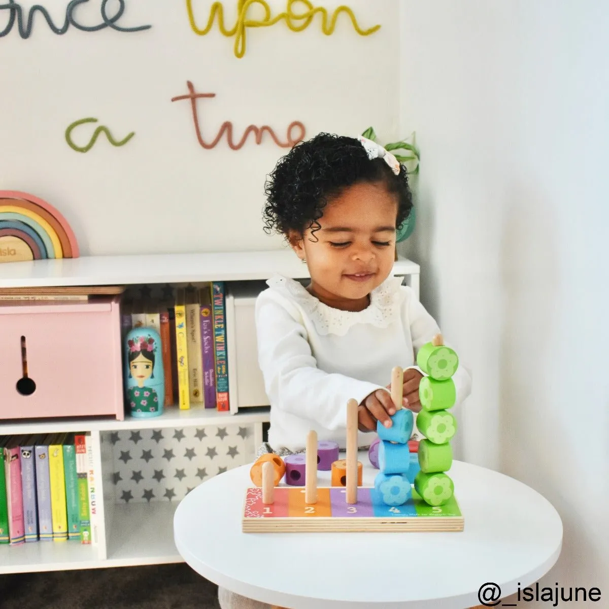First Flower Stacker - Wooden Toy